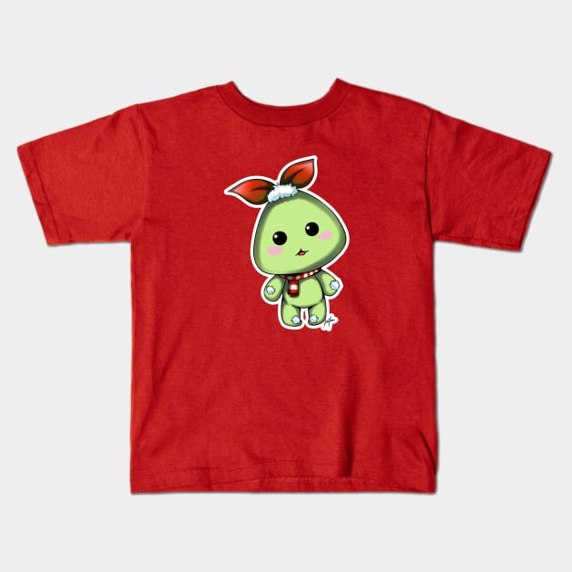 Mokoko X-Mas Kids T-Shirt by LinYue